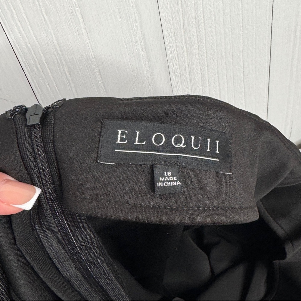 Eloquii Neoprene Pencil Skirt - Black - Picture 4 of 5